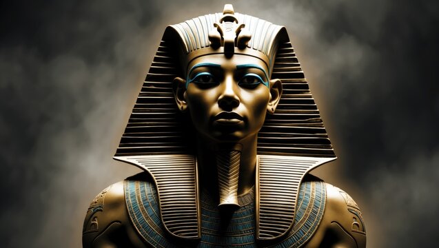 Symbol from ancient Egypt and the sole depiction of a deity created using generative AI tools.