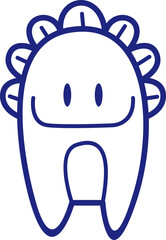 Doodle Character Line Illustration Element