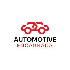 Minimalist Car Silhouette Logo for Automotive & Mobility