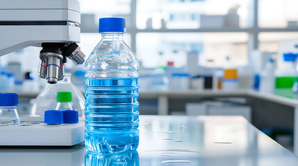 Analyzing water quality in a laboratory setting research facility scientific study clean environment close-up view water safety