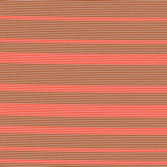 Obraz premium Striped art with horizontal dense lines and red colors