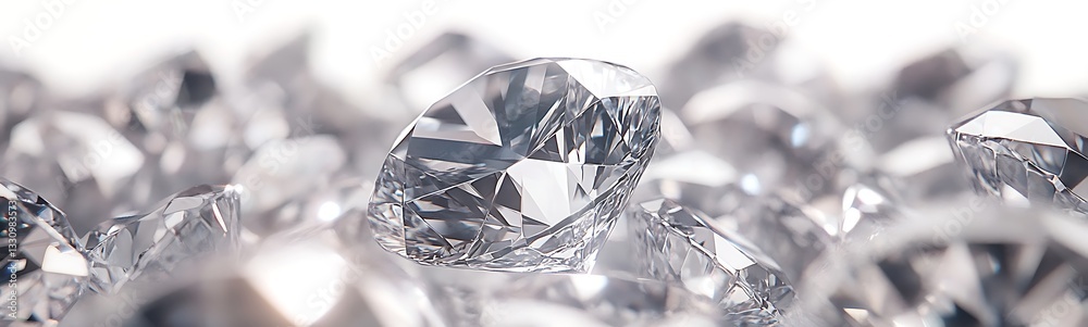 Poster sparkling diamonds glimmering in a luxurious display of brilliance.