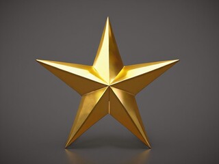 Obraz premium 3d golden star