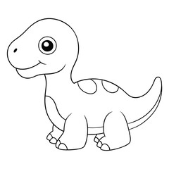 Dinosaur Endangered animals coloring pages on a white background.