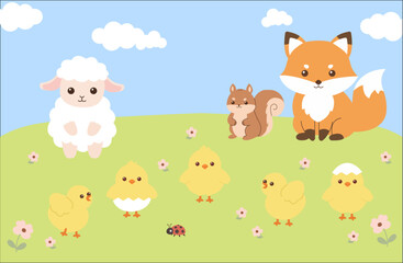 spring animals