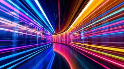 Colorful abstract background of blurred lights, ideal for festive designs, party invitations, digital art, holidaythemed projects, and vibrant backgrounds.