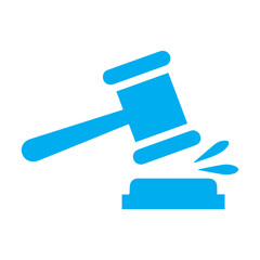 Legal blue icon