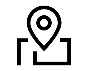  Location Pin Icon Vector – GPS Navigation Symbol