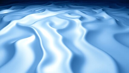 Obraz premium Abstract Blue and White Wavy Surface Texture - High-Resolution Background Image for Design, Art, and Creative Projects