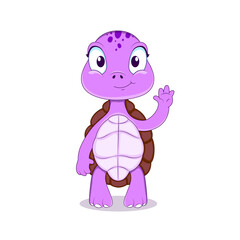 purple turtle