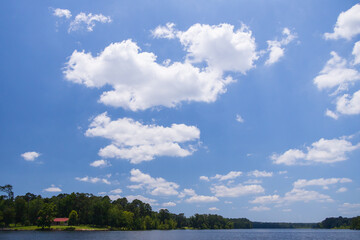 Cloudscape over Toledo Bend Reservoir, Texas