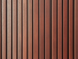 Naklejka premium Rustic Brown Metallic Texture with Vertical Lines