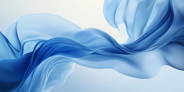 An abstract image with flowing blue and white textures, capturing a dynamic and elegant feel. Perfect for design, background, and artistic visuals.