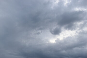 blue sky and white cloud background, cloudy in rainny season