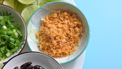 vegetable and condiment for northern soup of Thailand