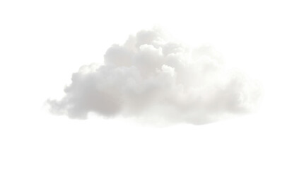 white fluffy cloud isolated Transparent background, PNG Clipart.