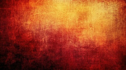 Obraz premium Red, orange, and yellow background with watercolor and grunge texture design, colorful textured paper in autumn or fall warm sunset colors