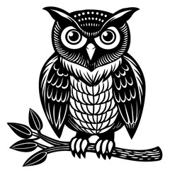 a wise owl sitting on a branch