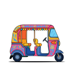  colorful auto rickshaw