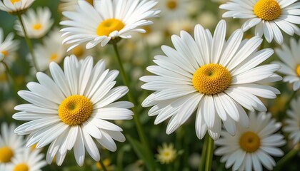 Fototapeta premium Daisy Dreams: Nature’s Embrace