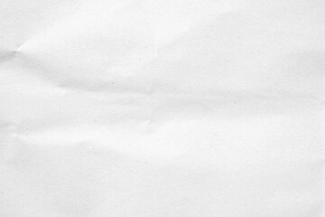 White recycled craft paper texture as background. Grey paper texture, Old vintage page or grunge vignette of old newspaper. Pattern rough art creased grunge letter. Hardboard with copy space for text.