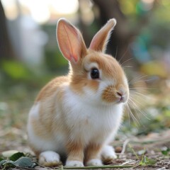 about rabbits for the MidJourney bot, each between 100 to 200 words and ending 