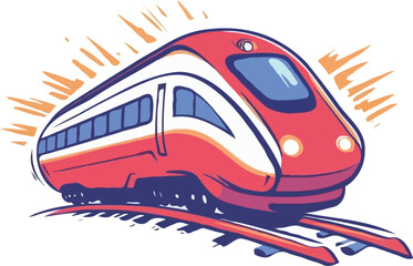 train vector illustration.