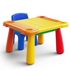  colorful plastic table and chairs