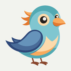 blue bird singing