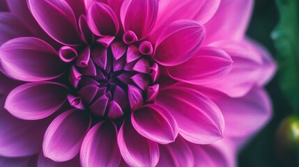close up of purple dahlia flower