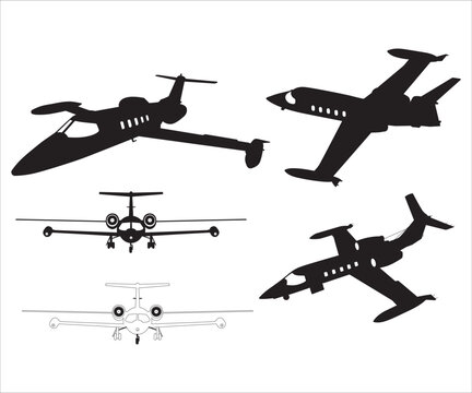 Learjet 35 svg, Learjet 35 35 C-21 SVG, Learjet airplane; Fighter Jet Vector SVG, C-21, Fighter Jet