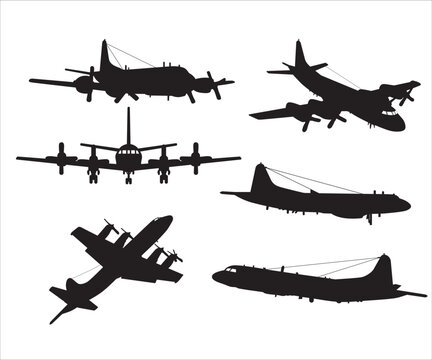 P-3 Orion svg, P-3 Orion Patrol Anti Submarine Military, P-3C Orion Vector, P-3, P-3 Orion Art, P-3 Orion Silhouette