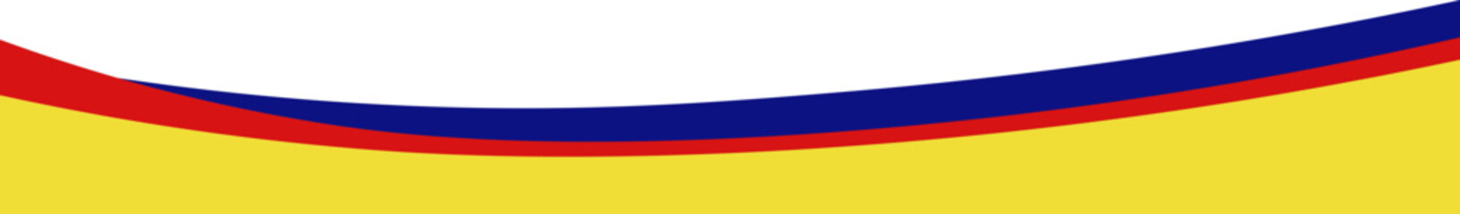 Fototapeta premium Simple Geometric Footer Layout for Digital Use