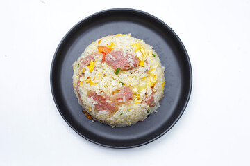 Thai fried rice with sour pork