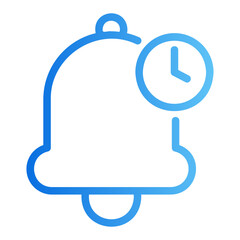 scheduled notification Gradient icon