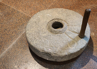 Ancient Chakki for Grinding Grains