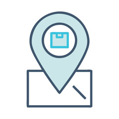 Delivery Tracking Icon &ndash; Package Location and Shipping Status