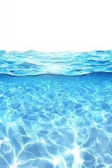 Obraz premium Shimmering Blue Water Surface with Sunlight Reflection