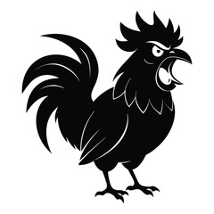 rooster vector illustration