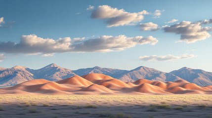 Naklejka premium Twilight hues paint the sky above towering mountain peaks image