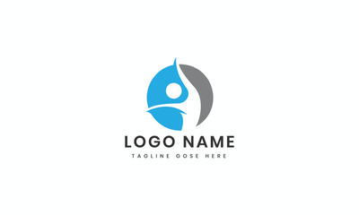Branding Identity Corporate human sports logo