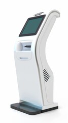 airport self check-in kiosk machine display