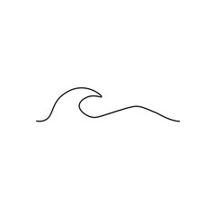 Simple line wave