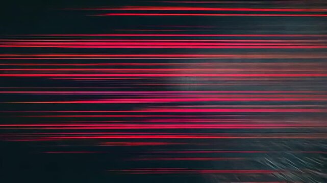 Glitch-Effekt mit verzerrten Code-Fragmenten und Lichteffekten