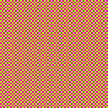 Checkboard Pattern with green lime and magenta purple colors  in gird 64 and 4096 small squares in total
