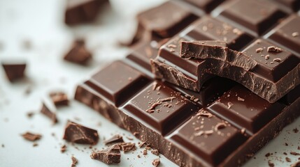 Dark chocolate bar pieces (1)