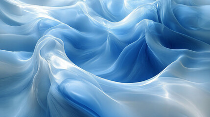 Obraz premium essential water white young blue illustration wallpaper