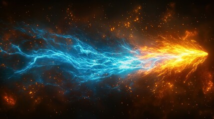 Fototapeta premium Dual-energy cosmic blast