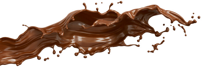 milk chocolate splash