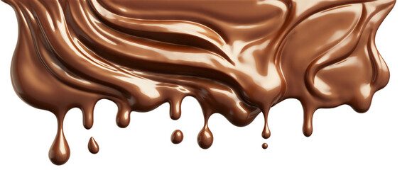 melted chocolate dripping